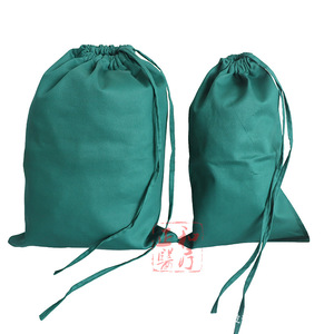 ถุงฆ่าเชื้อเครื่องมือผ่าตัด สีเขียวเข้ม ถุงเก็บของแบบมีเชือกผูก ทำจากผ้าฝ้ายแท้ สำหรับศัลยกรรมความงาม ป้องกันฝุ่น - Product Image 4