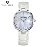 Montres de sport élégantes et minimalistes PAGANI DESIGN PD-1825 pour femmes, bracelet en cuir saphir, mouvement à quartz, montre pour femmes