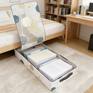 Caja de Almacenamiento Plegable Transparente y Ecológica para Debajo de la Cama, Personalizable - Product Image 1