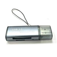 Ventes directes du fabricant de lecteur de carte double haute vitesse plug-in USB 3.0 SD/TF populaire transfrontalier