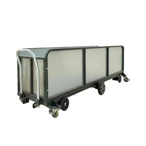 Chariot de récolte pour <span class=keywords><strong>serre</strong></span> de tomates avec roues en nylon à revêtement fluorocarboné, capacité de charge de 500 kg, chariot de collecte de feuilles - Product Image 2