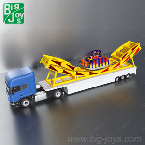 Atracción Móvil de Atracciones de Feria OVNI Volador para Exteriores BJ-PR24, Diseño de Remolque, Color Personalizado, para Eventos de Circo y Festivales - Product Image 6