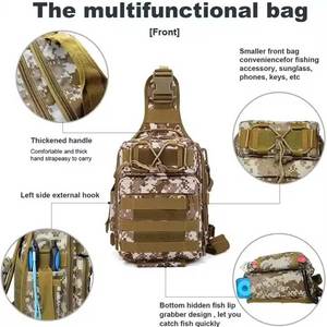 Mochila de Pesca Multiusos Personalizada de Alta Calidad y Duradera, Bolsa de Pesca Impermeable Grande, Bolsa para Aparejos de Pesca - Product Image 6