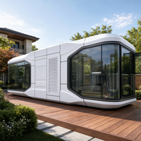 Maison conteneur de 40 pieds, maison conteneur préfabriquée modulaire, maison préfabriquée moderne pour applications résidentielles