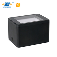 Escáner de código de barras de escritorio omnidireccional USB/RS232, lector de código QR 1D 2D con Stock de interfaz TTL para quiosco
