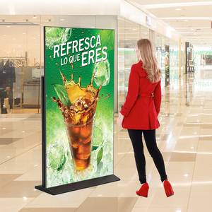 Hushida 75 inch đầy đủ Màn hình 4K Wifi <span class=keywords><strong>LCD</strong></span> quảng cáo hiển thị người chơi Trong Nhà Kỹ Thuật Số Màn hình hiển thị - Product Image 3