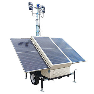 Solar Powered <b>Light</b> Tower With Led <b>Lights</b> For Construction Outdoor Emergency Use - Product Image 4