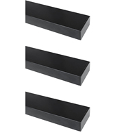 Lot de 3 garde-corps en câble YL, main courante pour terrasse, escalier, 30x50 mm, intérieur/extérieur, 74 pouces