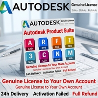 Autodesk 正版软件包激活：AutoCAD、Revit、3ds Max、Maya 和 Civil 3D 的 1 年/3 年/5 年许可证
