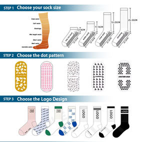 Calcetines de <span class=keywords><strong>yoga</strong></span> antideslizantes con patrón personalizado Boost Balance-Mejora la estabilidad para la práctica de Asana y Vinyasa Flow - Product Image 5