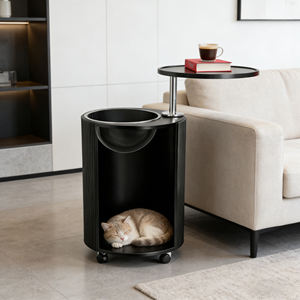 Mesa Auxiliar Moderna Multifuncional para Gatos, Materiales de Primera Calidad, Estructura Confiable, Ideal para Gatos, Hogares Modernos y Compactos - Product Image 4