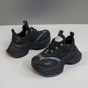 BR9617 Sneakers pour femmes avec logo personnalisé, nouvelle collection, design de créateur, lacets, plateforme, semelle en caoutchouc - Product Image 6