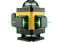 Niveau laser croisé 4D 360 ° à 16 lignes Kit trépied laser croisé 4D 360 ° à 16 lignes en métal