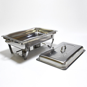 Chauffe-Plat Buffet en Acier Inoxydable – Réchaud de Buffet Hôtelier pour Maintien au Chaud des Aliments - Product Image 3