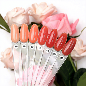 เจลเบสยางกุหลาบ Hema-free Rose Latte Rubber Base Coat เจลเบสแข็งพิเศษสำหรับเล็บที่อ่อนแอ - Product Image 1