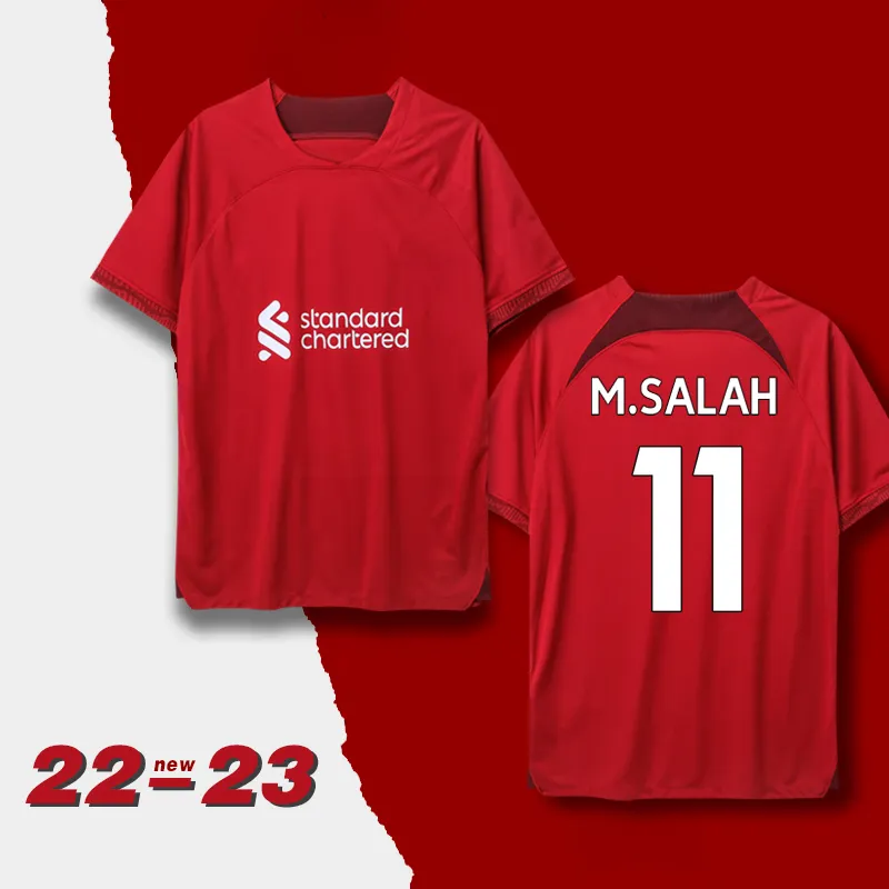 22-23 Custom design youth Liverpooling football jersey set t-shirts uniform team soccer jersey men retro club soccer wear