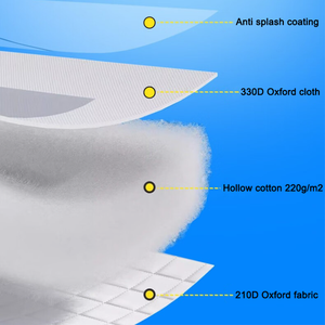 Tente de pêche sur glace hexagonale, installation automatique rapide, coupe-vent, imperméable, résistante au <span class=keywords><strong>froid</strong></span> hivernal, camping en plein air quatre saisons, Oxford - Product Image 4