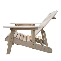 Chaise Adirondack pliante de luxe Belham Living Richmond Curveback en bois de cèdre Shorea