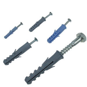 <span class=keywords><strong>Tasselli</strong></span> a Espansione per Calcestruzzo M6 in Plastica Grigia Rivestita in TiCN, 8mm x 60mm, 50 Pezzi - Product Image 1