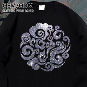 T-shirt en tricot de luxe pour homme à manches courtes avec logo et motif personnalisés en vinyle thermocollant brillant 100% coton - Product Image 3
