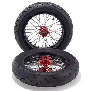 Jeu de Jantes Supermotard <span class=keywords><strong>17</strong></span> <span class=keywords><strong>Pouces</strong></span> pour Moto Sur-Ron Light Bee Ultra Bee (1.6*<span class=keywords><strong>17</strong></span>"/2.15*<span class=keywords><strong>17</strong></span>) - Product Image 6