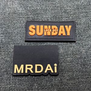 Custom PVC Patches Tactical Morale 3D Embossed Soft Rubber Logo <b>Sew</b> on Iron on Velcro Backing for Hats velcro logo - Product Image 3