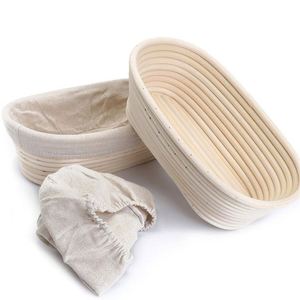 <span class=keywords><strong>Banneton</strong></span> Sans Knead <span class=keywords><strong>Pain</strong></span> 1,9 pouces ovale, paniers, racloir à pâte demi-rond, panier mini en rotin, bol à levain, papier 28 bambou - Product Image 4
