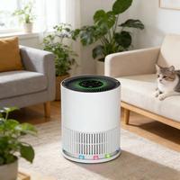 Purificateur d'air HEPA mini portable multifonctionnel, antibactérien, écologique, de qualité supérieure, avec Wi-Fi, pour éliminer les odeurs
