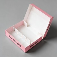 Boîte à hot-dogs en carton recyclable pour impression numérique, boîte à corndogs coréens, boîte à sushis, boîte à gaufres, contenants pour collations, plateau d'emballage