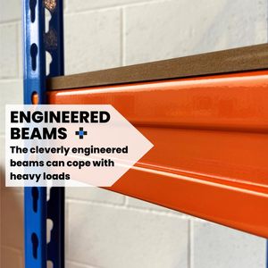 Nhiệm Vụ Nặng Nề 400kg's Udl Mỗi Kệ Boltless Kim Loại Nhà Để Xe Công Nghiệp Kệ Đơn Vị - Product Image 5