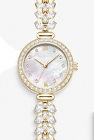 Montre à quartz pour femme, classique, de luxe, avec un ensemble de diamants, cadran rond, étanche, vente en gros OEM populaire