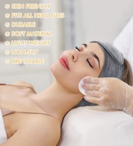 عصابة شعر وجه مكياج مخصصة من الألياف الدقيقة عصابة شعر للعناية بالوجه والسبا مع شعار - Product Image 4