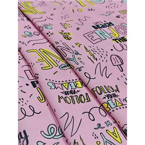 Tela de poliéster 120gsm transpirable resistente a las arrugas tejido impreso ligero Vietnam Pijama uso para ropa-ropa de dormir - Product Image 5