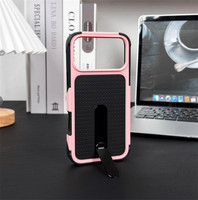 Warmteafvoerende magnetische telefoonhoes voor iPhone 18 17 16 Pro Max met ingebouwde verborgen standaard, antislip, schokbestendig TPU PC hoesje