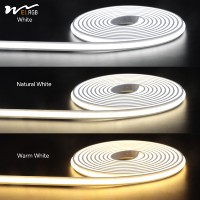 Bande lumineuse LED TUYA Graffiti ZigBee/WiFi à commande tactile 24V 320LED/M IP20 8MM COB Blanc chaud neutre pour armoire et cave à vin
