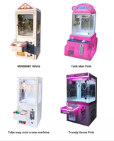 Vente directe fabricant pas cher monnayeur Mini grue jeu d'arcade bureau distributeur automatique amusant Mini griffe de bureau