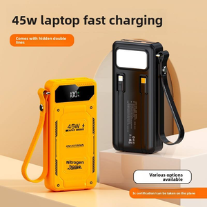 พาวเวอร์แบงค์พกพาสำหรับกิจกรรมกลางแจ้ง ความจุขนาดใหญ่ 10000mah/20000mah/30000mah ชาร์จเร็ว 22.5W  วัสดุพลาสติก รุ่น K93 ปรับแต่งได้ - Product Image 2
