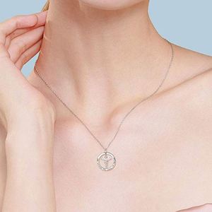 Infirmière Thème Collier En Argent Sterling <span class=keywords><strong>Caducée</strong></span> Et Stéthoscope Pendentif Bijoux - Product Image 6