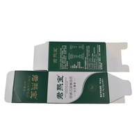 Cartons d'emballage de médicaments personnalisés en carton argenté gaufré