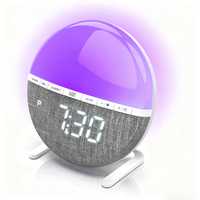 Nouvelle horloge de bureau numérique LED multifonction avec lumière de réveil