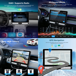 วิทยุติดรถยนต์ Podofo 10.1 นิ้ว 2+32G ระบบแอนดรอยด์ รองรับ Wireless Carplay/Android Auto <span class=keywords><strong>ส</strong></span>ำหรับรถยนต์ ปรับมุมได้ ปุ่มควบคุมแบบเปียโน หน้าจอ<span class=keywords><strong>ส</strong></span>ัมผั<span class=keywords><strong>ส</strong></span>แบบ Incell - Product Image 3
