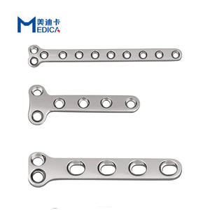 Parafuso cirúrgico ortopédico veterinário, placa de tipo t, aço inoxidável, 1.5mm, 3 + 4 furos - Product Image 5