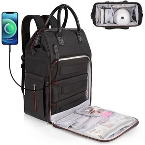 Caja Organizadora de Esmalte de Uñas de Fábrica BSCI, Bolsa de Almacenamiento con Capacidad para 82 Botellas de Esmalte de Uñas, Bolsa de Maquillaje Desmontable de Gran Capacidad con Puerto USB - Product Image 1