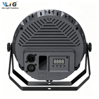 Lámpara de Luz Suave RGBW de 60 LED con Control Remoto, DMX512/Activación por Sonido para Iluminación de Escenarios, Bares, KTV y Espectáculos