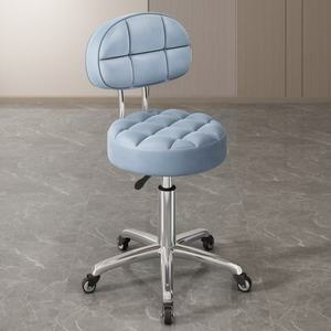 Raised Lowered Beauty Barber Chair with Massage Properties Round Nail Stool for Hair <b>Salon</b> Barbershop-Beauty Stool for Sale - Product Image 3