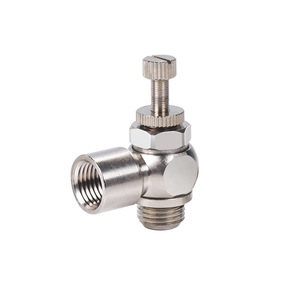 NGS Hardware All Metal Internal Thread Throttle Valve <b>Quick</b> <b>Connector</b> Copper Pneumatic Parts - Product Image 2