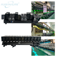 FLYSTARLITE 800W RGBW 4-in-1 LED Moving Head Light mit DMX512-Steuerung, Strobe-Zoom-Bar für Nachtclub, DJ, Konzert, Hochzeit, KTV