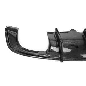 Usine voiture A6 S6 C7 véritable diffuseur en Fiber de carbone pare-chocs arrière séparateur lèvre avec lumière pour <span class=keywords><strong>Audi</strong></span> A6 S6 C7 2012 2013 2014 2015 2016 - Product Image 4