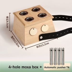 Универсальный подвесной аппарат для моксотерапии с четырьмя отверстиями, портативный бездымный бамбуковый моксапот - Product Image 2