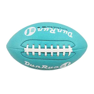 Amerikan futbolu Teenagers skopik PU deri Rugby özel logo boyutu 7 gençler için Rugby topu eğitim